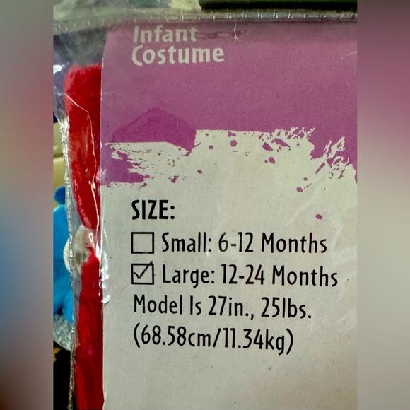 Brand New Little Devil Halloween Costume for Infant/Toddler Lg-Size 12-24 Months - Picture 6 of 6